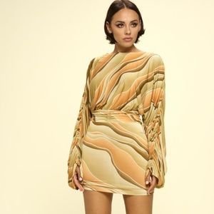 Marble Printed Dress